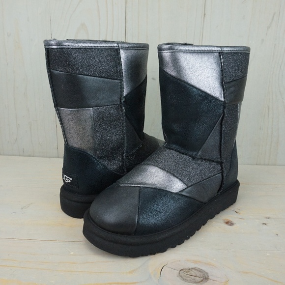 ugg classic glitter patchwork